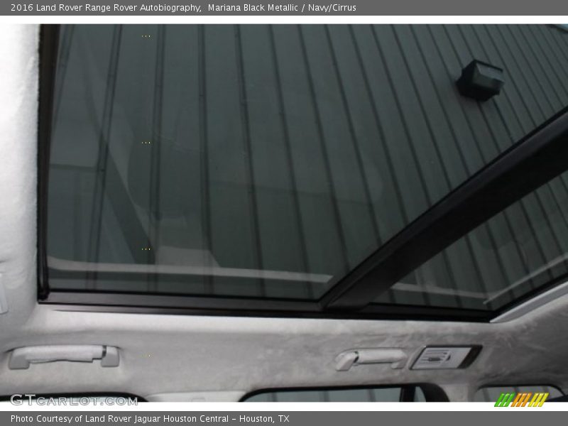 Mariana Black Metallic / Navy/Cirrus 2016 Land Rover Range Rover Autobiography