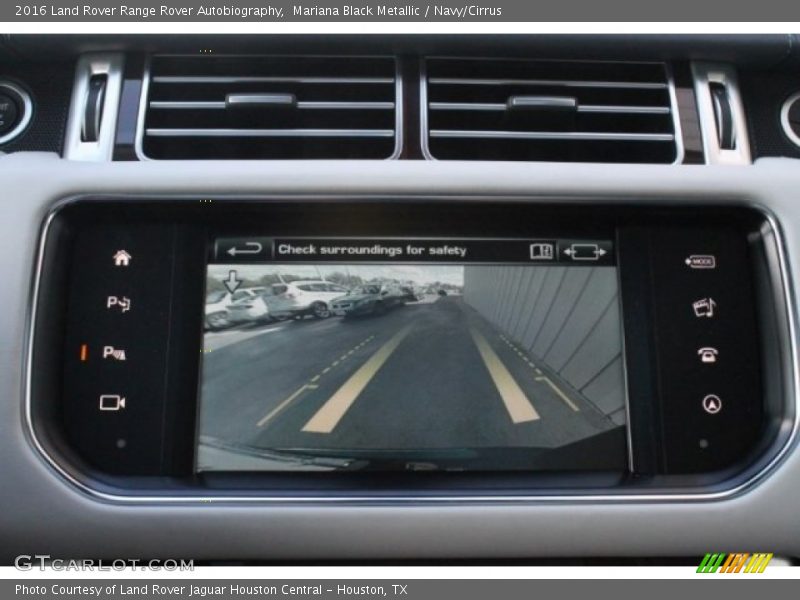 Mariana Black Metallic / Navy/Cirrus 2016 Land Rover Range Rover Autobiography