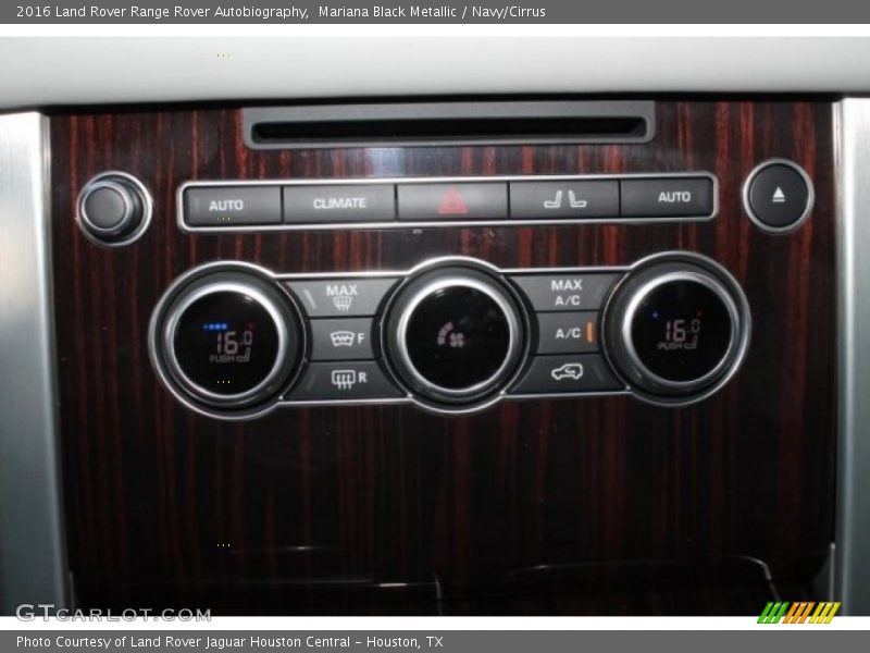 Mariana Black Metallic / Navy/Cirrus 2016 Land Rover Range Rover Autobiography