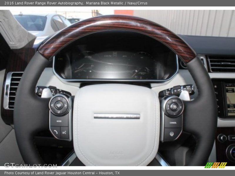 Mariana Black Metallic / Navy/Cirrus 2016 Land Rover Range Rover Autobiography