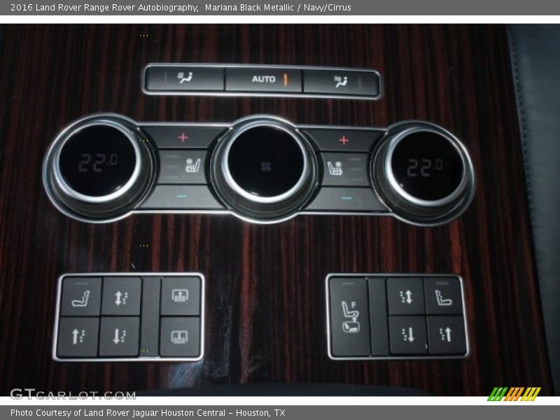 Mariana Black Metallic / Navy/Cirrus 2016 Land Rover Range Rover Autobiography