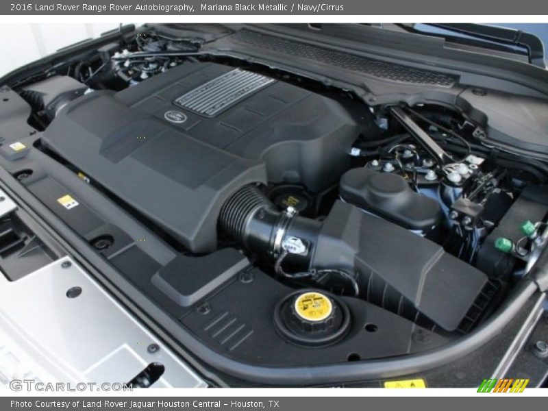Mariana Black Metallic / Navy/Cirrus 2016 Land Rover Range Rover Autobiography