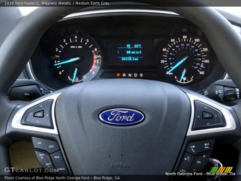 Magnetic Metallic / Medium Earth Gray 2016 Ford Fusion S