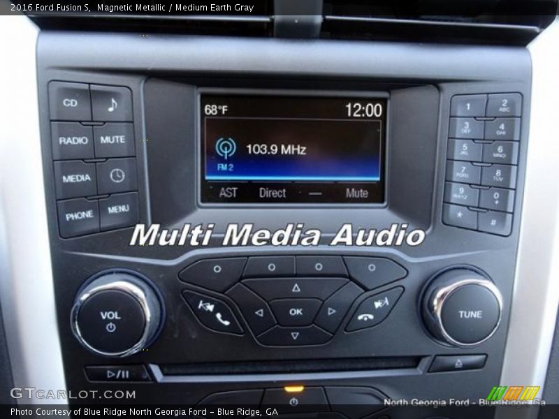 Magnetic Metallic / Medium Earth Gray 2016 Ford Fusion S