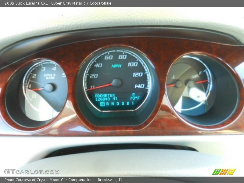 Cyber Gray Metallic / Cocoa/Shale 2009 Buick Lucerne CXL