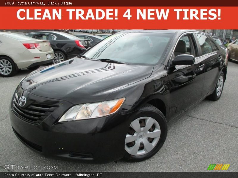Black / Bisque 2009 Toyota Camry LE
