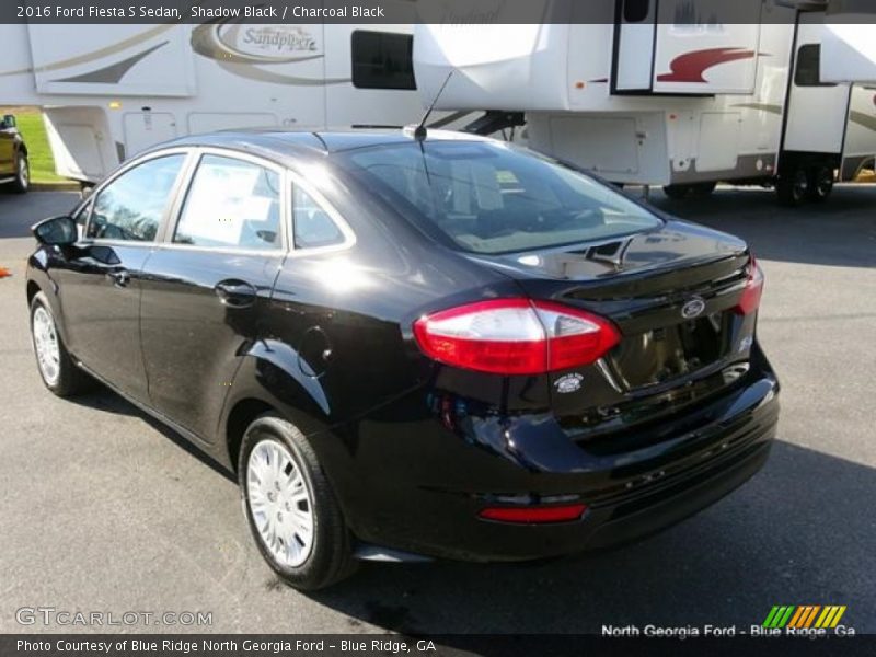 Shadow Black / Charcoal Black 2016 Ford Fiesta S Sedan
