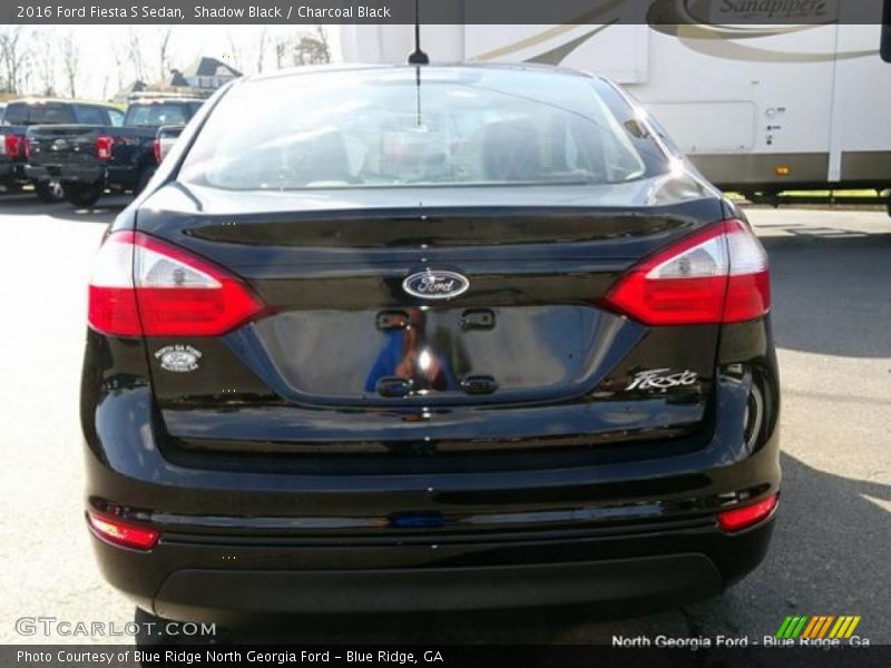 Shadow Black / Charcoal Black 2016 Ford Fiesta S Sedan