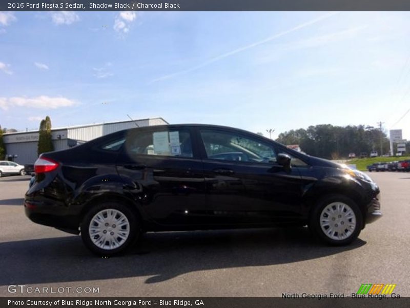 Shadow Black / Charcoal Black 2016 Ford Fiesta S Sedan
