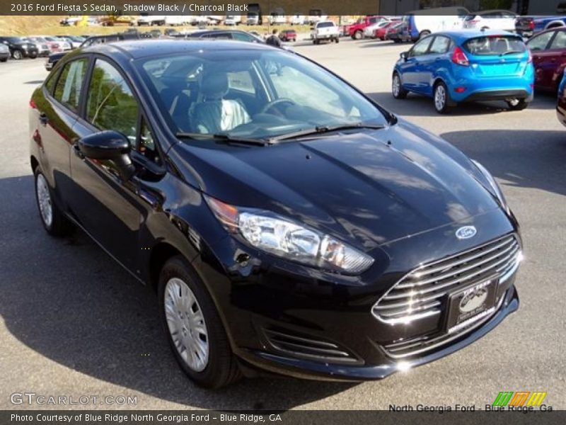 Shadow Black / Charcoal Black 2016 Ford Fiesta S Sedan