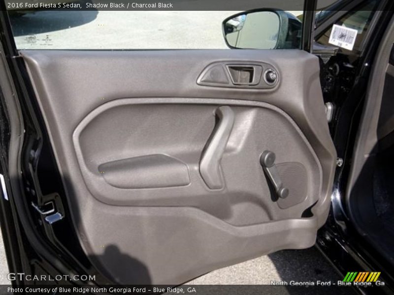 Shadow Black / Charcoal Black 2016 Ford Fiesta S Sedan