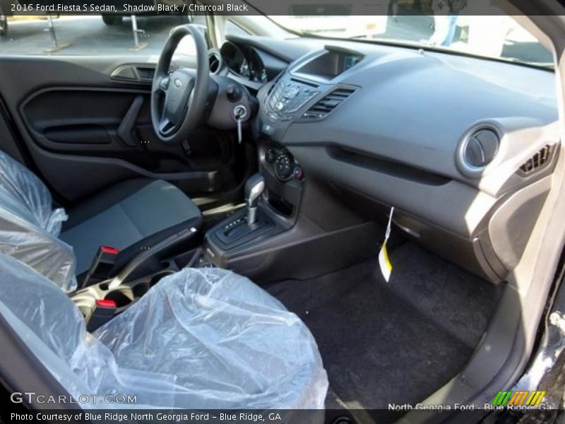 Shadow Black / Charcoal Black 2016 Ford Fiesta S Sedan