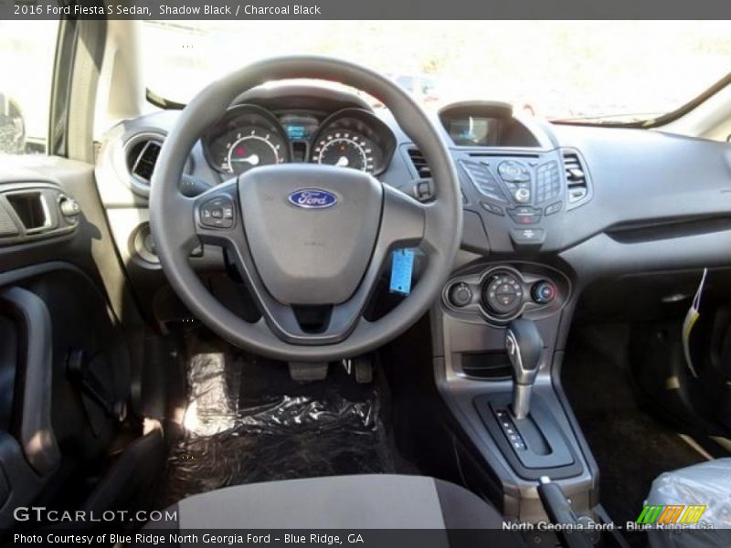 Shadow Black / Charcoal Black 2016 Ford Fiesta S Sedan