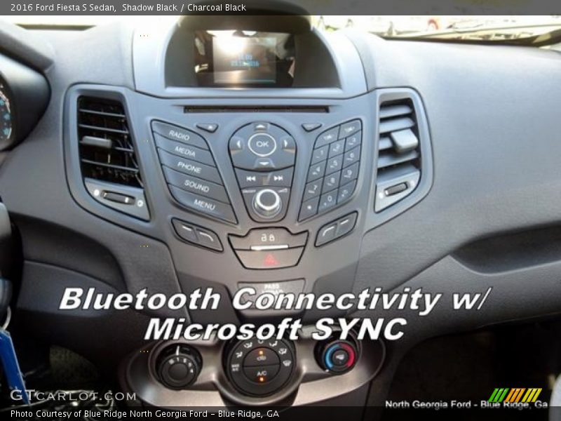 Shadow Black / Charcoal Black 2016 Ford Fiesta S Sedan