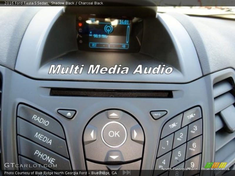 Shadow Black / Charcoal Black 2016 Ford Fiesta S Sedan