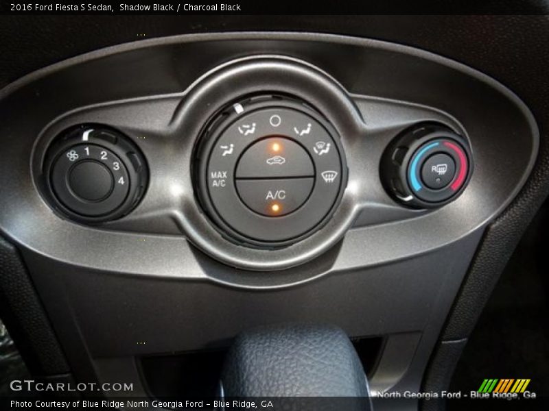 Shadow Black / Charcoal Black 2016 Ford Fiesta S Sedan