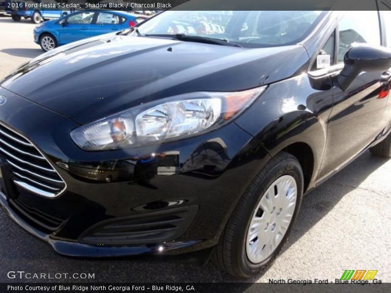 Shadow Black / Charcoal Black 2016 Ford Fiesta S Sedan