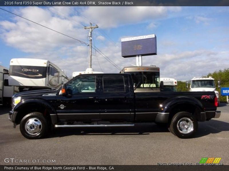 Shadow Black / Black 2016 Ford F350 Super Duty Lariat Crew Cab 4x4 DRW