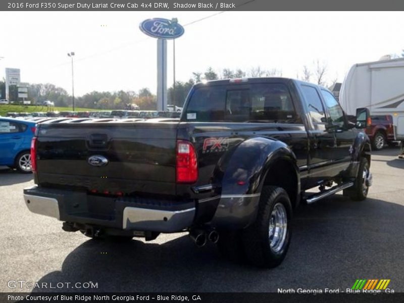 Shadow Black / Black 2016 Ford F350 Super Duty Lariat Crew Cab 4x4 DRW
