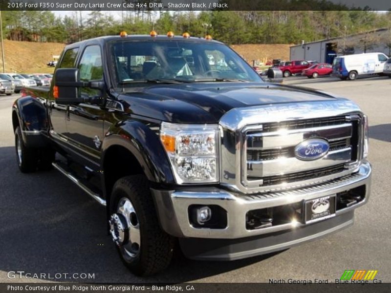 Shadow Black / Black 2016 Ford F350 Super Duty Lariat Crew Cab 4x4 DRW
