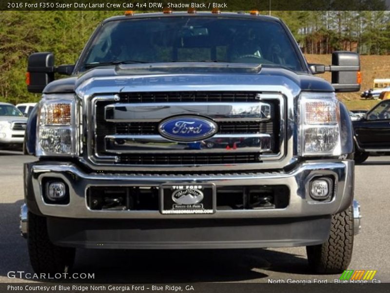 Shadow Black / Black 2016 Ford F350 Super Duty Lariat Crew Cab 4x4 DRW