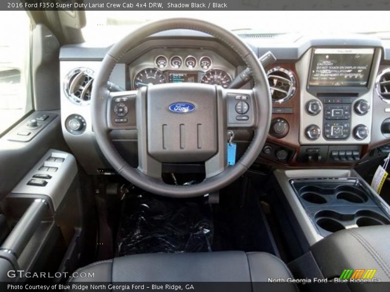 Shadow Black / Black 2016 Ford F350 Super Duty Lariat Crew Cab 4x4 DRW
