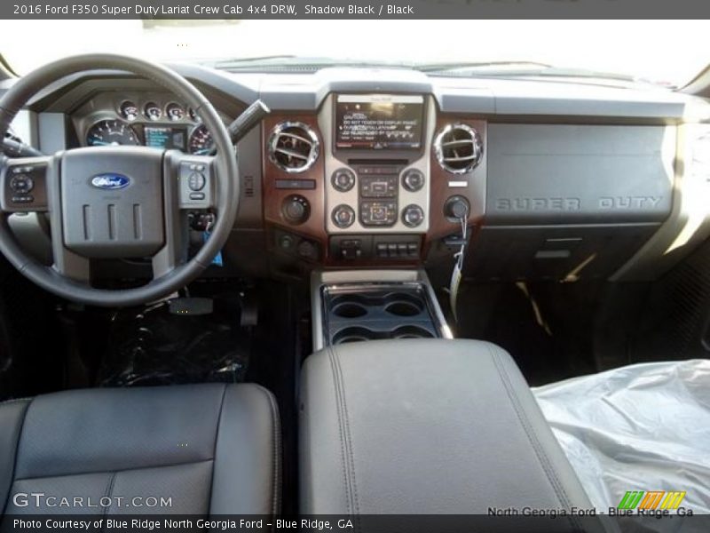 Shadow Black / Black 2016 Ford F350 Super Duty Lariat Crew Cab 4x4 DRW