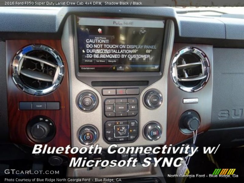 Shadow Black / Black 2016 Ford F350 Super Duty Lariat Crew Cab 4x4 DRW