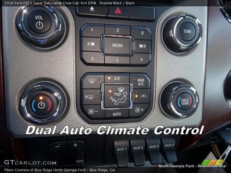 Shadow Black / Black 2016 Ford F350 Super Duty Lariat Crew Cab 4x4 DRW