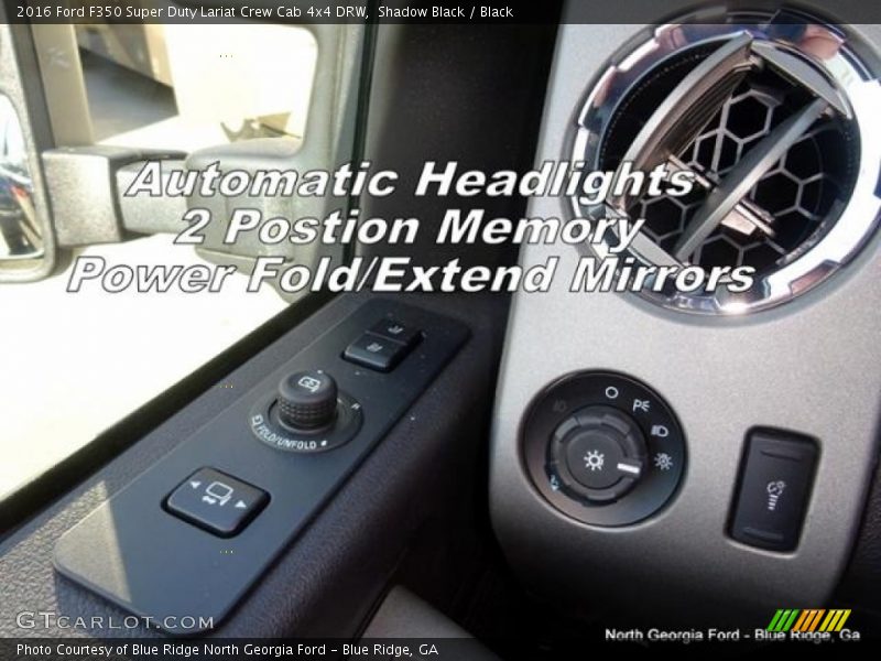 Shadow Black / Black 2016 Ford F350 Super Duty Lariat Crew Cab 4x4 DRW