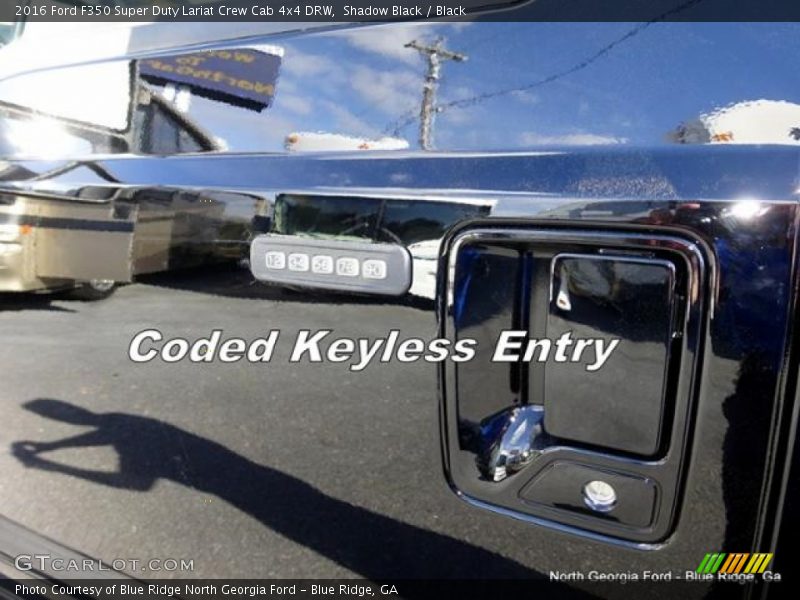 Shadow Black / Black 2016 Ford F350 Super Duty Lariat Crew Cab 4x4 DRW