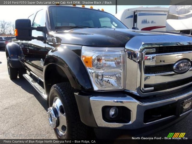 Shadow Black / Black 2016 Ford F350 Super Duty Lariat Crew Cab 4x4 DRW
