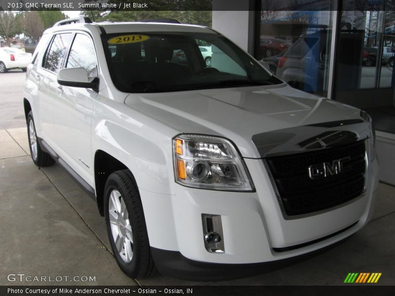 Summit White / Jet Black 2013 GMC Terrain SLE