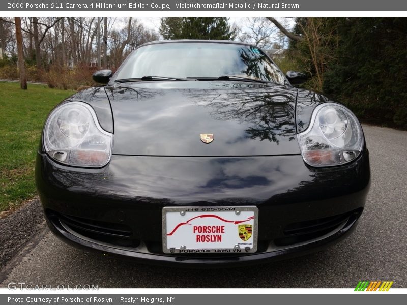 Violettchromaflair Metallic / Natural Brown 2000 Porsche 911 Carrera 4 Millennium Edition Coupe