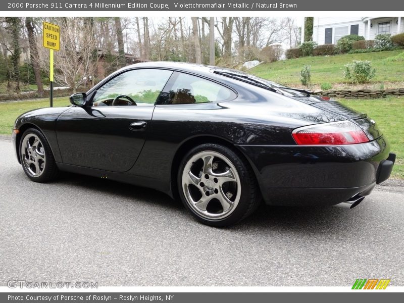 Violettchromaflair Metallic / Natural Brown 2000 Porsche 911 Carrera 4 Millennium Edition Coupe