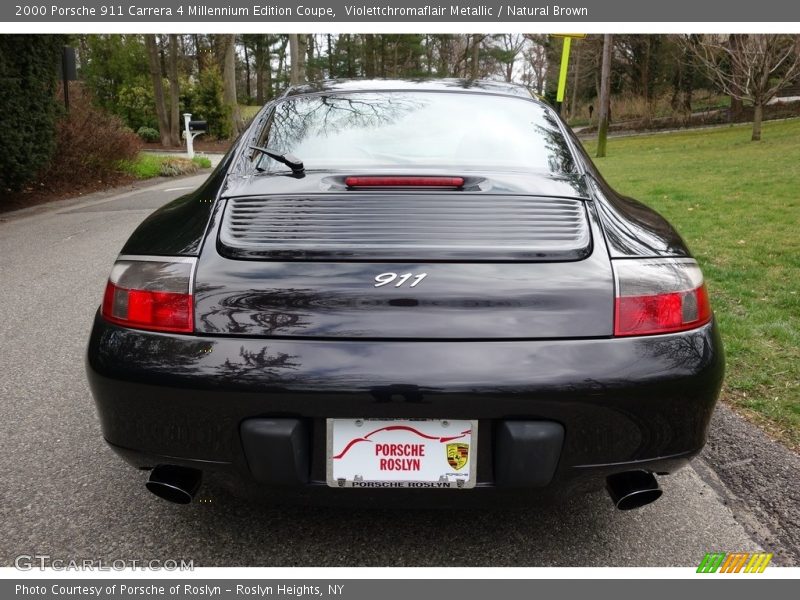 Violettchromaflair Metallic / Natural Brown 2000 Porsche 911 Carrera 4 Millennium Edition Coupe