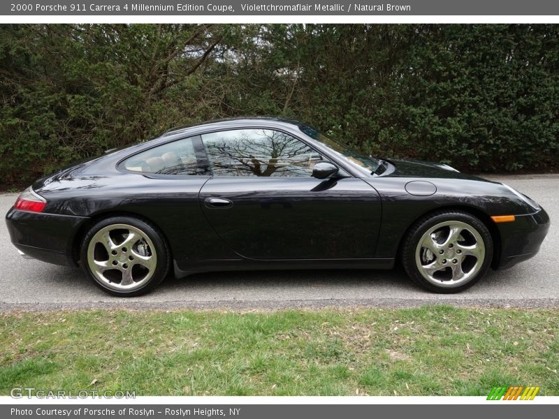 Violettchromaflair Metallic / Natural Brown 2000 Porsche 911 Carrera 4 Millennium Edition Coupe