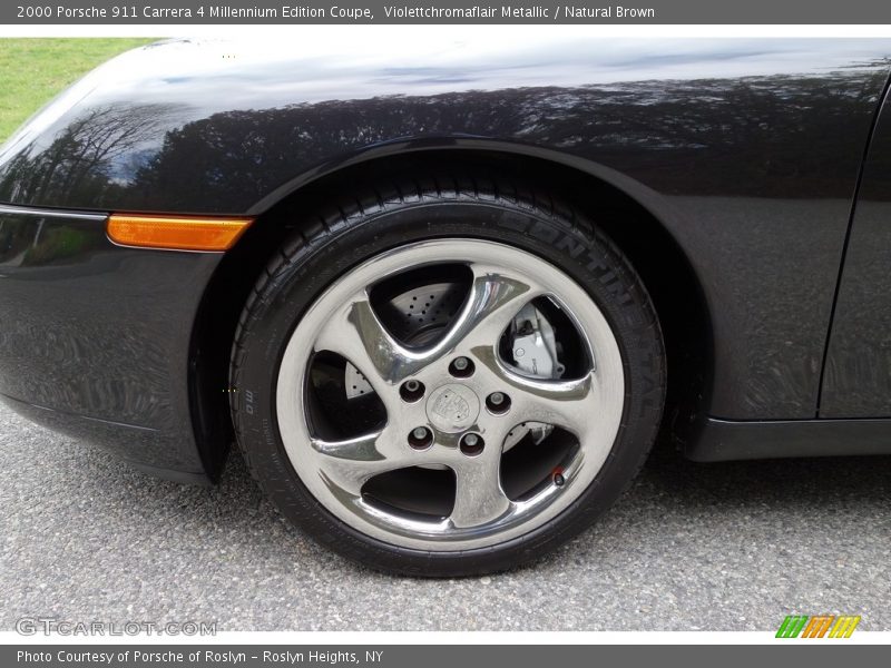 Violettchromaflair Metallic / Natural Brown 2000 Porsche 911 Carrera 4 Millennium Edition Coupe