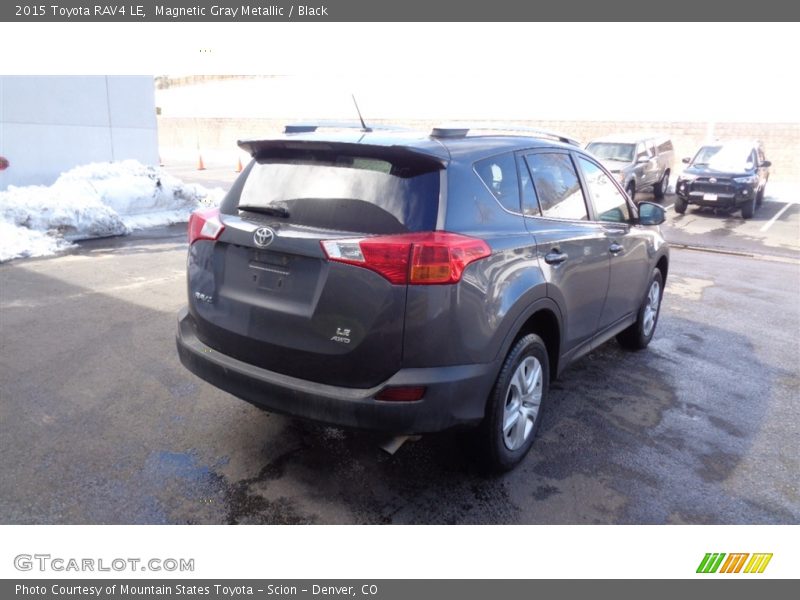 Magnetic Gray Metallic / Black 2015 Toyota RAV4 LE