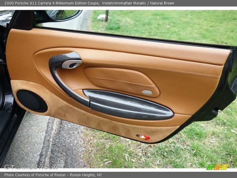 Violettchromaflair Metallic / Natural Brown 2000 Porsche 911 Carrera 4 Millennium Edition Coupe