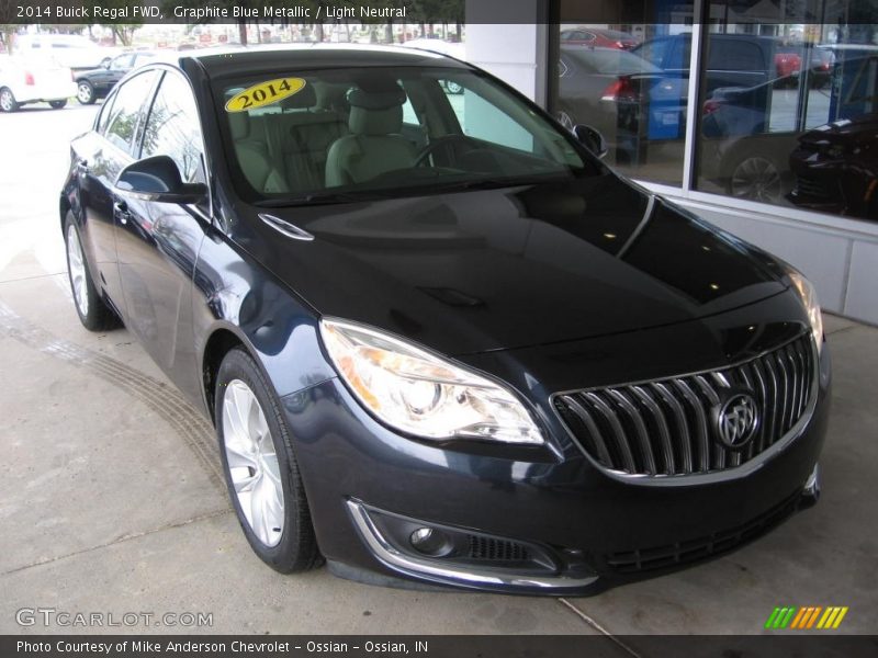 Graphite Blue Metallic / Light Neutral 2014 Buick Regal FWD