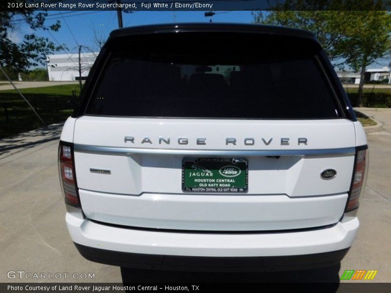 Fuji White / Ebony/Ebony 2016 Land Rover Range Rover Supercharged