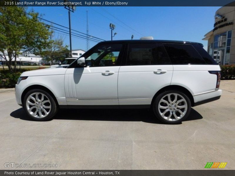 Fuji White / Ebony/Ebony 2016 Land Rover Range Rover Supercharged