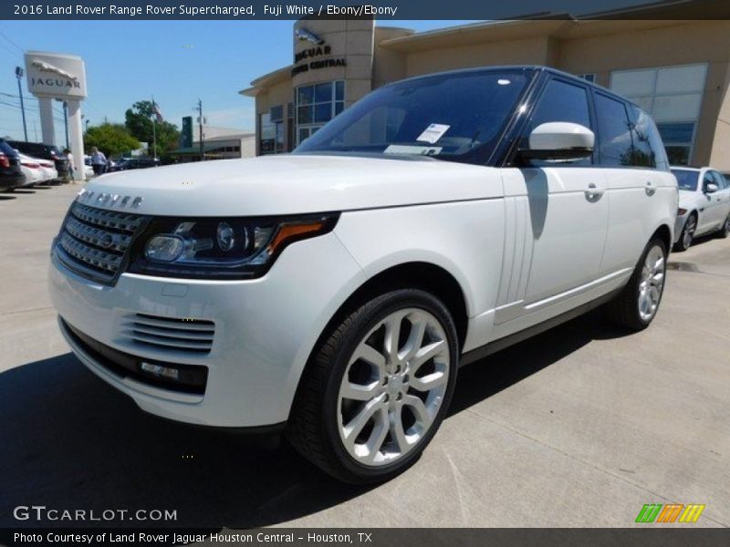 Fuji White / Ebony/Ebony 2016 Land Rover Range Rover Supercharged