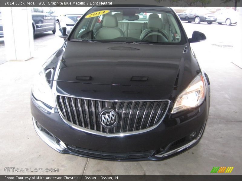 Graphite Blue Metallic / Light Neutral 2014 Buick Regal FWD