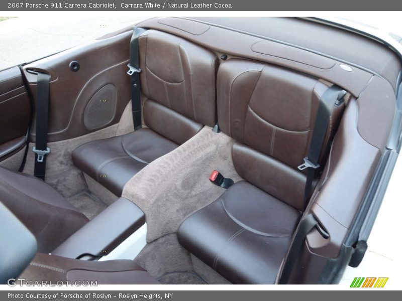 Rear Seat of 2007 911 Carrera Cabriolet