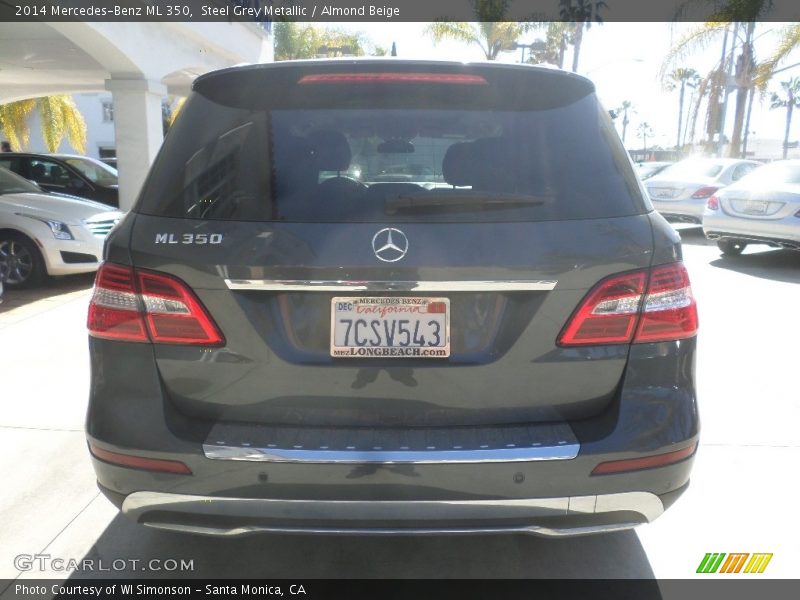 Steel Grey Metallic / Almond Beige 2014 Mercedes-Benz ML 350