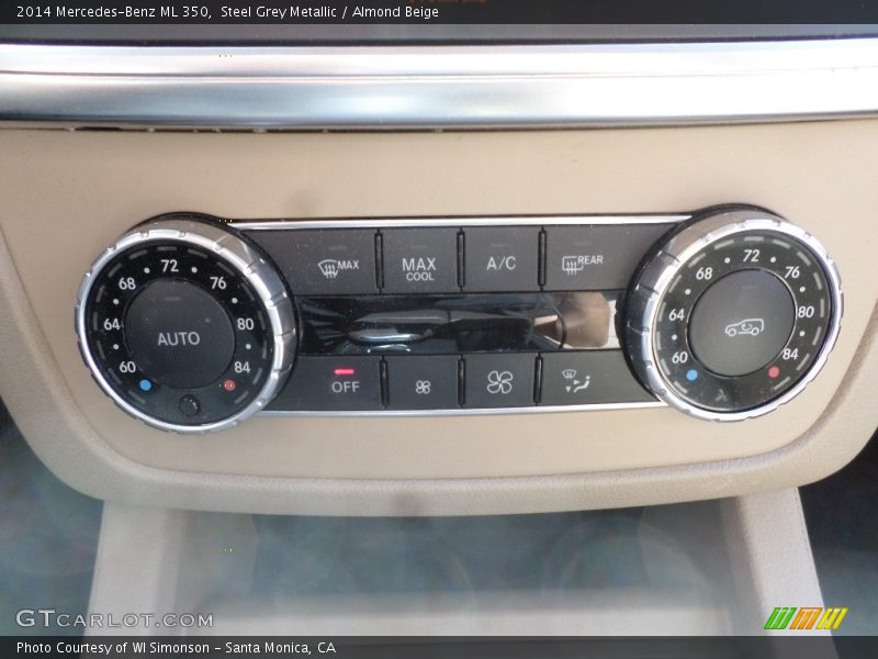 Steel Grey Metallic / Almond Beige 2014 Mercedes-Benz ML 350