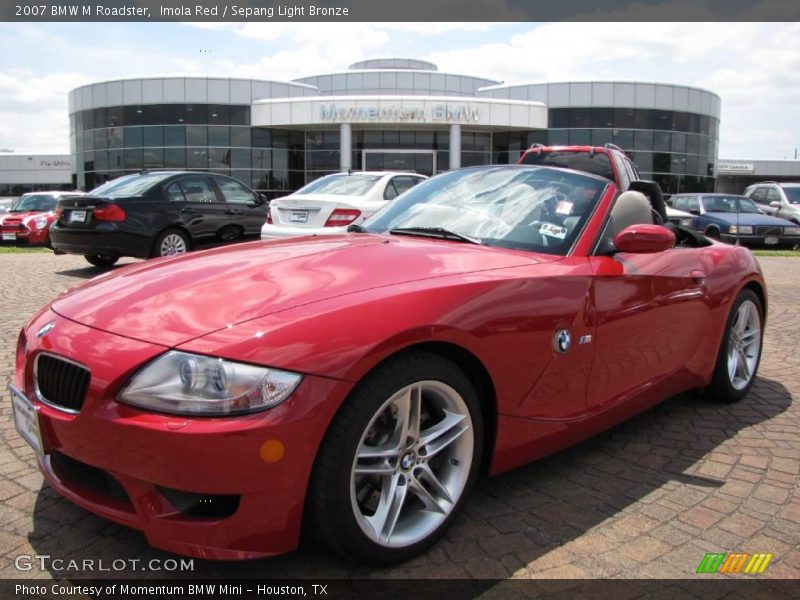 Imola Red / Sepang Light Bronze 2007 BMW M Roadster