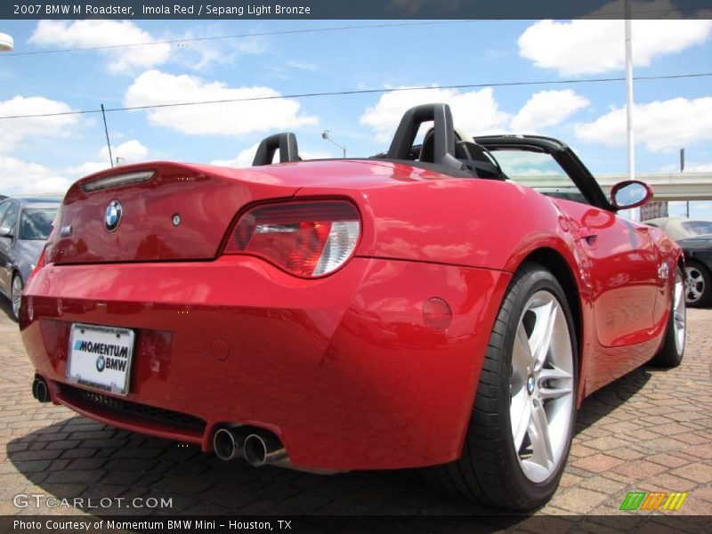 Imola Red / Sepang Light Bronze 2007 BMW M Roadster